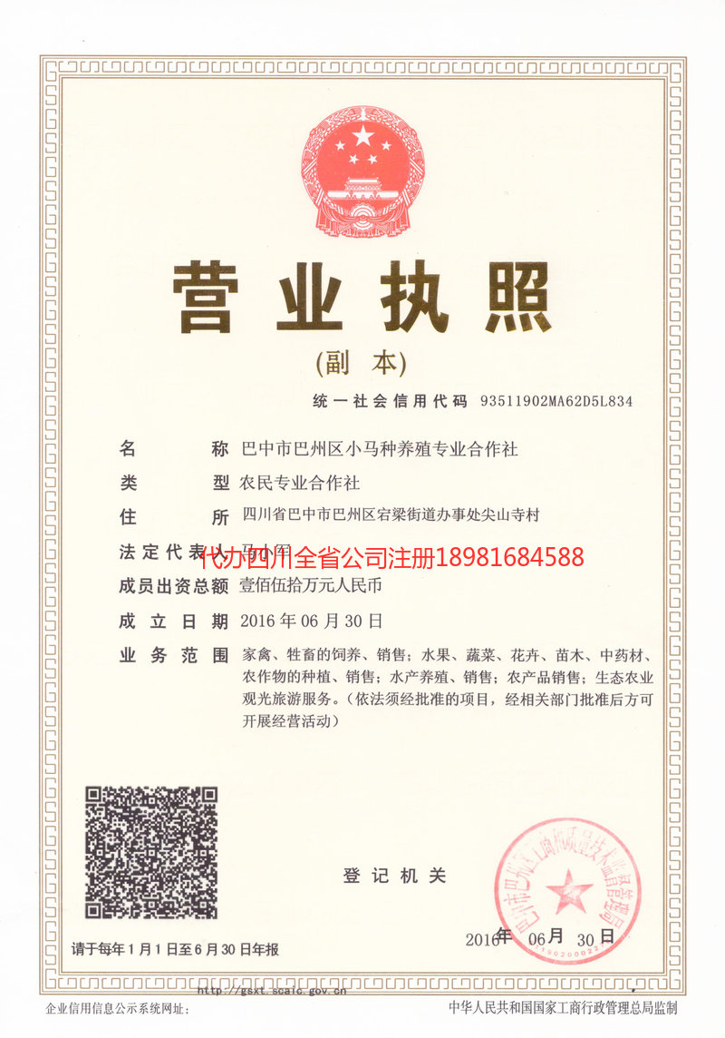 漳平漳平小马种养殖专业合作社